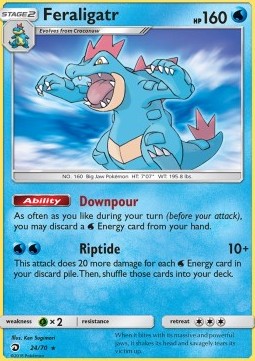 Feraligatr - Dragon Majesty (Holo Rare) [DRM-24]