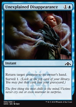 Unexplained Disappearance - Guilds of Ravnica (Common) [56]