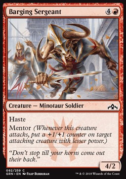 Barging Sergeant - Guilds of Ravnica (Common) [92]