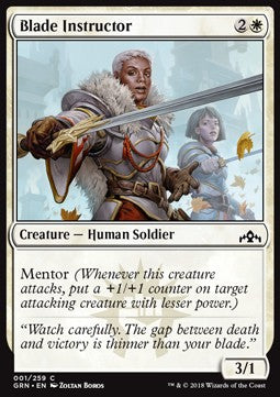 Blade Instructor - Guilds of Ravnica (Common) [1]