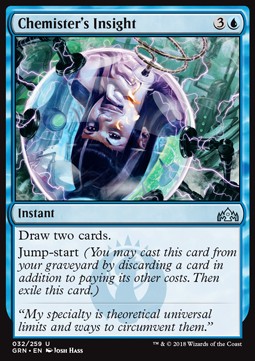 Chemister's Insight - Guilds of Ravnica (Uncommon) [32]