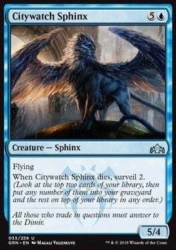 Citywatch Sphinx - Guilds of Ravnica (Uncommon) [33]