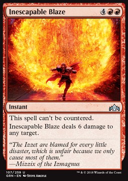 Inescapable Blaze - Guilds of Ravnica (Uncommon) [107]