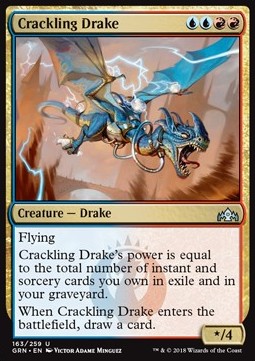 Crackling Drake - Guilds of Ravnica (Uncommon) [163]