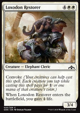 Loxodon Restorer - Guilds of Ravnica (Common) [20]