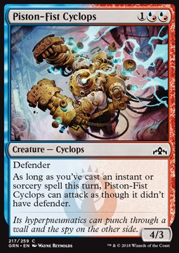 Piston-Fist Cyclops - Guilds of Ravnica (Common) [217]