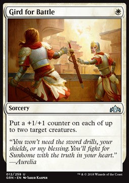 Gird for Battle - Guilds of Ravnica (Uncommon) [12]