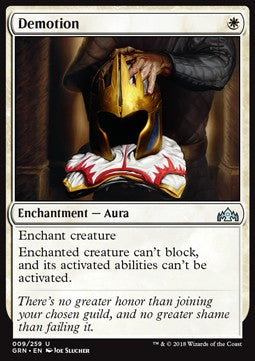 Demotion - Guilds of Ravnica (Uncommon) [9]