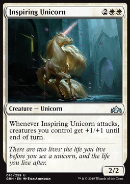 Inspiring Unicorn - Guilds of Ravnica (Uncommon) [16]