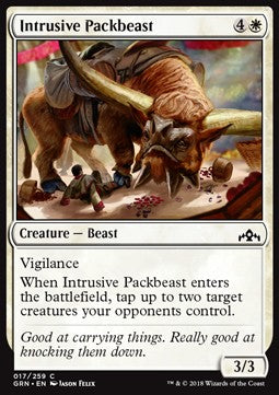 Intrusive Packbeast - Guilds of Ravnica (Common) [17]