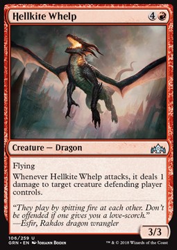 Hellkite Whelp - Guilds of Ravnica (Uncommon) [106]