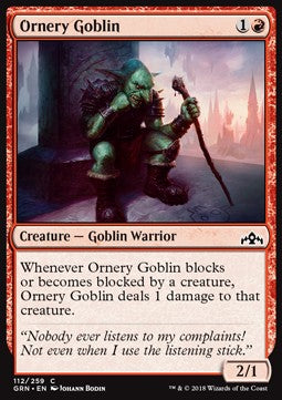 Ornery Goblin - Guilds of Ravnica (Common) [112]