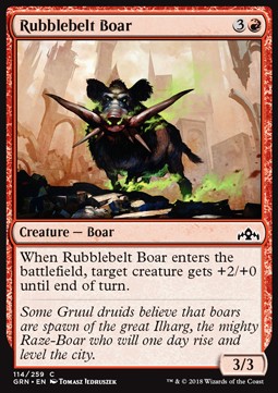 Rubblebelt Boar - Guilds of Ravnica (Common) [114]