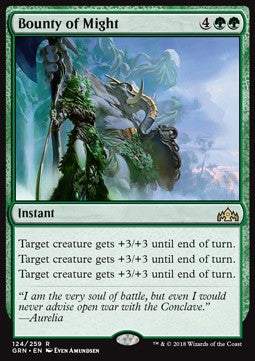 Bounty of Might - Guilds of Ravnica (Rare) [124]