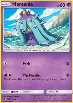 Mareanie - Lost Thunder (Common) [105]