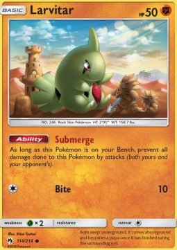 Larvitar - Lost Thunder (Common) [114]