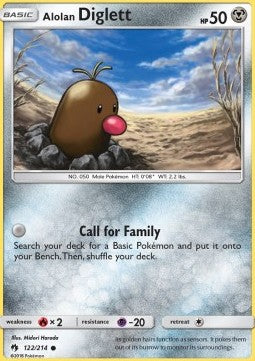 Alolan Diglett - Lost Thunder (Common) [122]