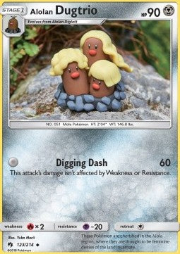 Alolan Dugtrio - Lost Thunder (Uncommon) [123]