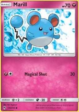 Marill - Lost Thunder (Common) [135]