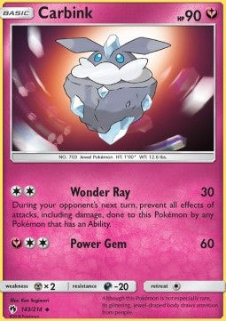 Carbink - Lost Thunder (Uncommon) [143]