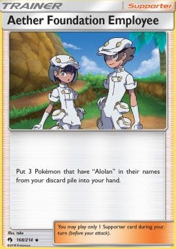 Aether Foundation Employee - Lost Thunder (Uncommon) [168]