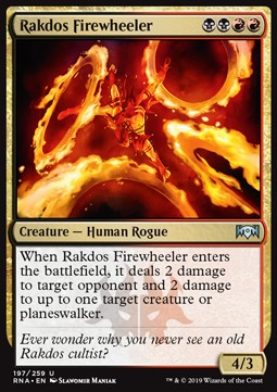 Rakdos Firewheeler - Ravnica Allegiance (Uncommon) [197]