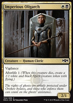 Imperious Oligarch - Ravnica Allegiance (Common) [184]