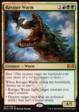 Ravager Wurm - Ravnica Allegiance (Mythic) [RNA-200]