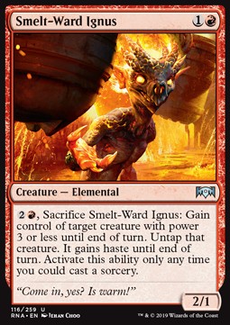Smelt-Ward Ignus - Ravnica Allegiance (Uncommon) [116]