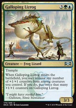 Galloping Lizrog - Ravnica Allegiance (Uncommon) [175]