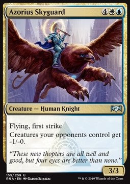 Azorius Skyguard - Ravnica Allegiance (Uncommon) [155]