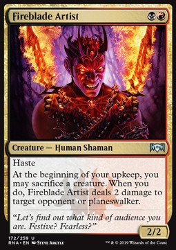 Fireblade Artist - Ravnica Allegiance (Uncommon) [172]