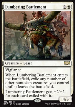 Lumbering Battlement - Ravnica Allegiance (Rare) [15]
