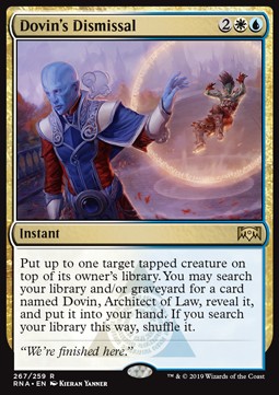 Dovin's Dismissal - Ravnica Allegiance: Extras (Rare) [XRNA-267]