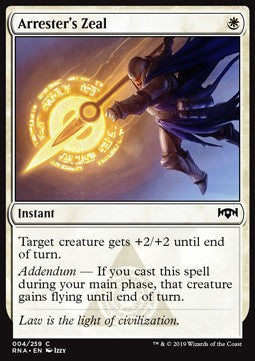 Arrester's Zeal - Ravnica Allegiance (Common) [4]