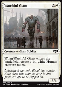 Watchful Giant - Ravnica Allegiance (Common) [30]