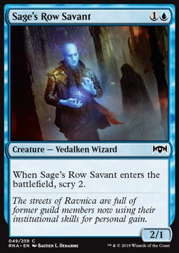 Sage's Row Savant - Ravnica Allegiance (Common) [49]