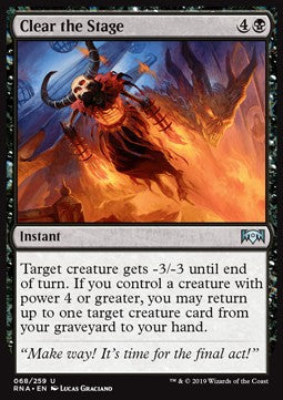 Clear the Stage - Ravnica Allegiance (Uncommon) [68]