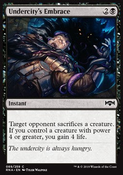 Undercity's Embrace - Ravnica Allegiance (Common) [89]