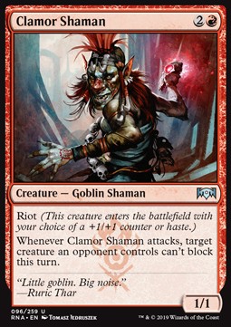 Clamor Shaman - Ravnica Allegiance (Uncommon) [96]