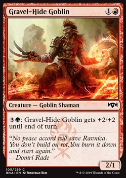 Gravel-Hide Goblin - Ravnica Allegiance (Common) [105]