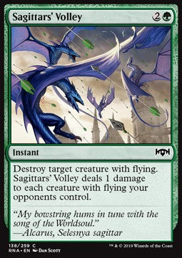 Sagittars' Volley - Ravnica Allegiance (Common) [138]