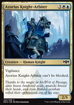 Azorius Knight-Arbiter - Ravnica Allegiance (Common) [154]