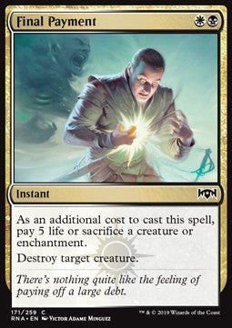 Final Payment - Ravnica Allegiance (Common) [171]