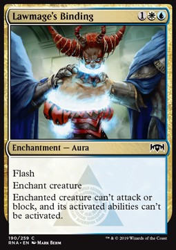 Lawmage's Binding - Ravnica Allegiance (Common) [190]