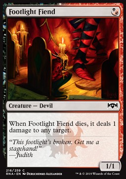 Footlight Fiend - Ravnica Allegiance (Common) [216]