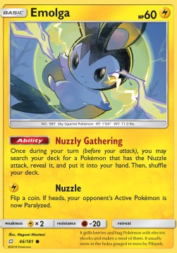 Emolga - Team Up (Common) [TEU-46]