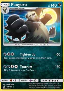 Pangoro - Team Up (Rare) [TEU-94]
