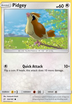 Pidgey - Team Up (Common) [TEU-122]