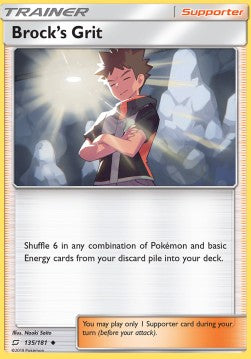 Brock's Grit - Team Up (Uncommon) [TEU-135]
